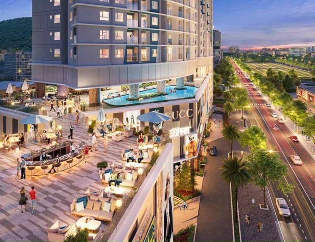Trung tâm thương mại và dãy Shophouse sầm uất, mang đến thế giới mua sắm, ẩm thực và dịch vụ ngay dưới chân nhà.