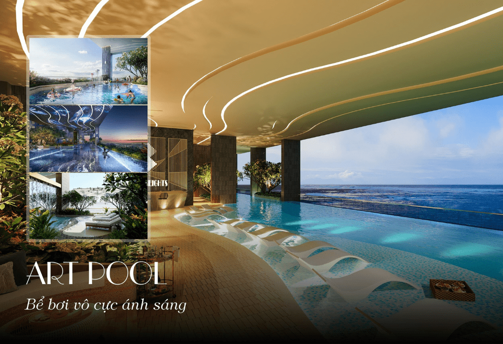 Tiện ích bể bơi vô cực tại Simona Heights
